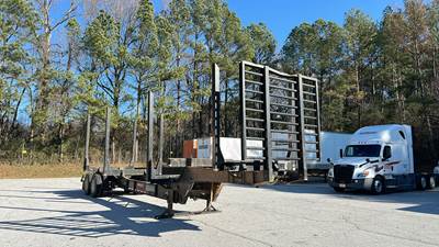 2023 Pitts LP40-4L 42 ft Log Trailer - Spring Suspension