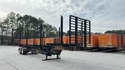 Pitts LP40-4L 40 ft Log Trailer - Spring Suspension