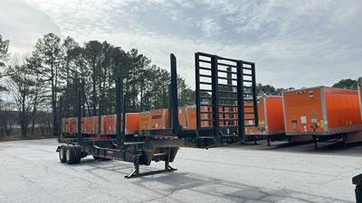 Pitts LP40-4L 40 ft Log Trailer - Spring Suspension
