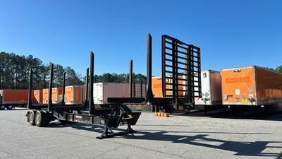 Pitts LP40-4L 40 ft Log Trailer - Spring Suspension