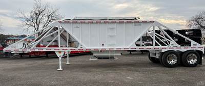 2026 TTSA Trailers 40ft Belly Dump Trailer - Tandem Axle, Air Ride, 27 Cubic Yard Capacity, Double Pneumatic Vibrator