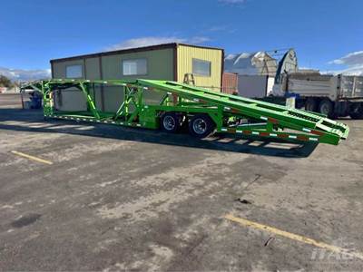 Infiniti 50x102 Tandem Axle Enclosed Car Carrier Trailer - Air Ride