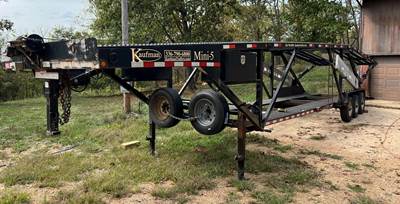 2021 Kaufman 5 Car Hauler Trailer - 8,000 lb Axles, Tri-Axle, Aluminum Ramps, Toolbox, Electric Winch, 17.5 Tires