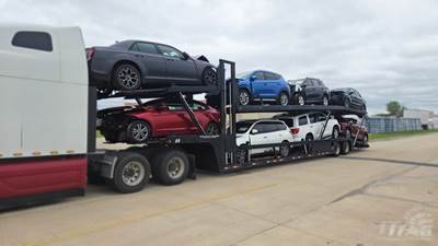 2024 Sun Valley 8 Car Hauler Trailer - Steel Frame, Tandem Axle, Air Ride, Tire Inflation System