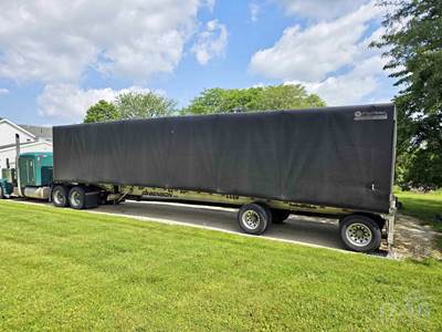 2022 Benson 48ft Curtain Side Trailer - 98-Inch Inside Height, All Aluminum, Aluminum Floor, Spread Axle