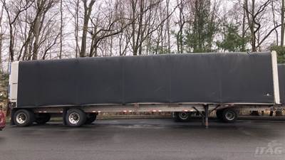 2019 Fontaine 48ft Conestoga Flatbed Trailer- All Aluminum, Aluminum Floor, Fixed Spread Axle, Front Man Door