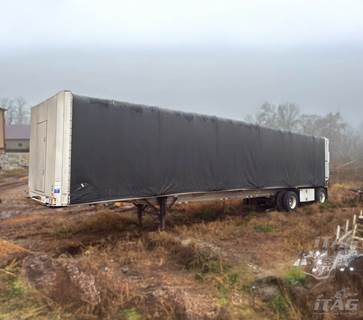 2019 Fontaine 48ft Conestoga Flatbed Trailer- All Aluminum, Aluminum Floor, Fixed Spread Axle, Front Man Door, 98-Inch Inside Height