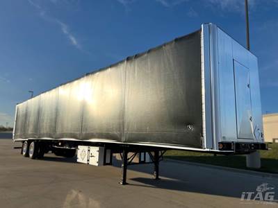 2023 Fontaine 53ft Conestoga Flatbed Trailer - Combo, Aluminum Floor, Rear Sliding Axle, Front Man Door, Toolboxes, Coil Package