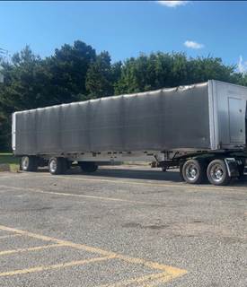 2016 Fontaine 53ft Conestoga Flatbed Trailer - All Aluminum, Aluminum Floor, Rear Sliding Axle, Front Man Door, Toolbox