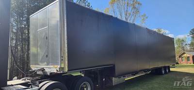 2020 Manac 53ft Conestoga Step Deck Trailer - All Aluminum, Aluminum Floor, Tandem Sliding Axles, Front Man Door, Toolbox, 119-Inch Inside Height