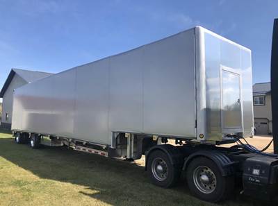 2019 Reitnouer 53ft Conestoga Drop Deck Trailer - All Aluminum, Rear Sliding Axle, Toolboxes, Dunnage Rack