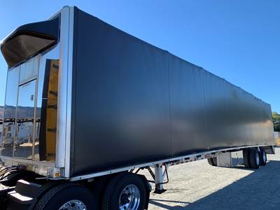 2017 Reitnouer 53ft Conestoga Flatbed Trailer - All Aluminum, Aluminum Floor, Rear Sliding Axle, Front Man Door, Toolbox,102-Inch Inside Height
