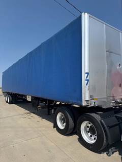 2020 Transcraft 53ft Conestoga Flatbed Trailer - Combo, Aluminum Floor, Rear Sliding Axle, Front Man Door, Toolbox