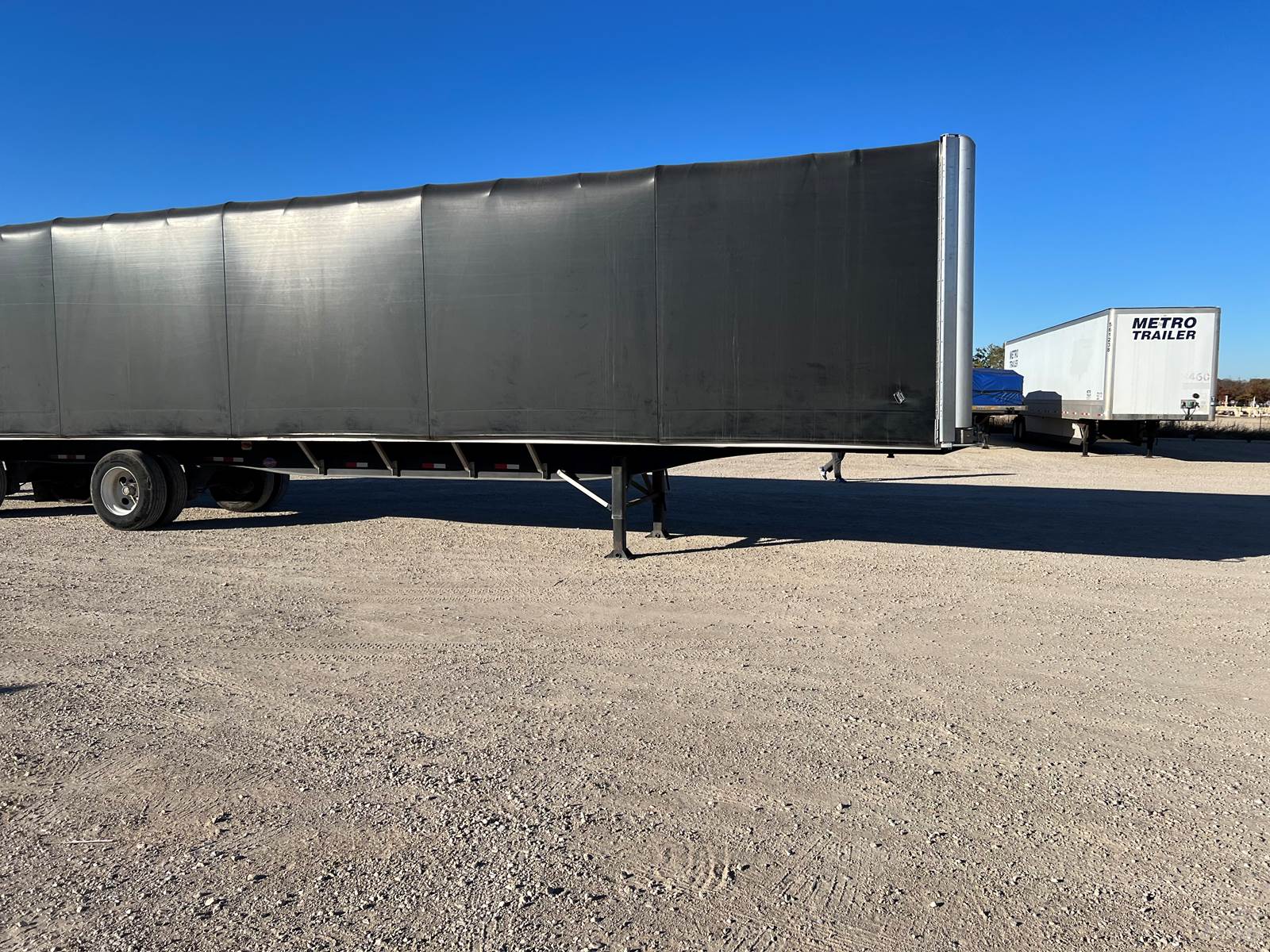 2023 UTILITY 53ft Conestoga Flatbed Trailer Combo, Aluminum Floor