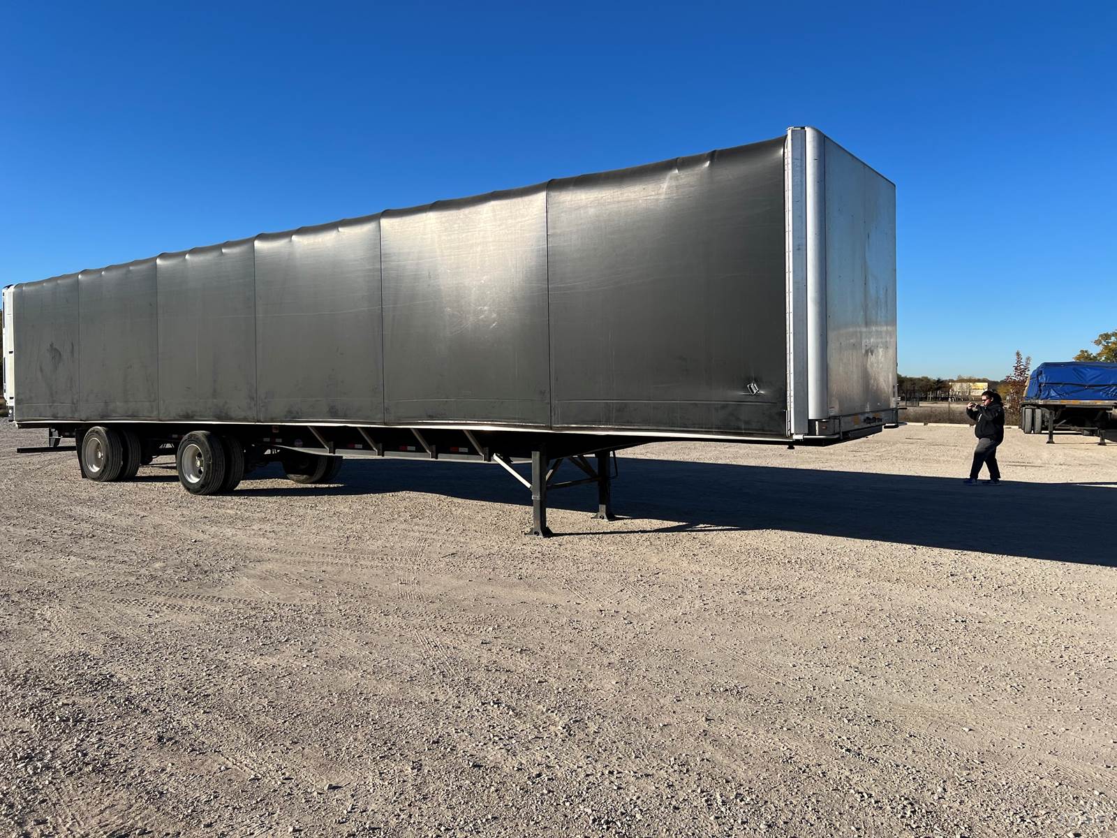 2023 UTILITY 53ft Conestoga Flatbed Trailer Combo, Aluminum Floor, Spread Axle, Conestoga Kit