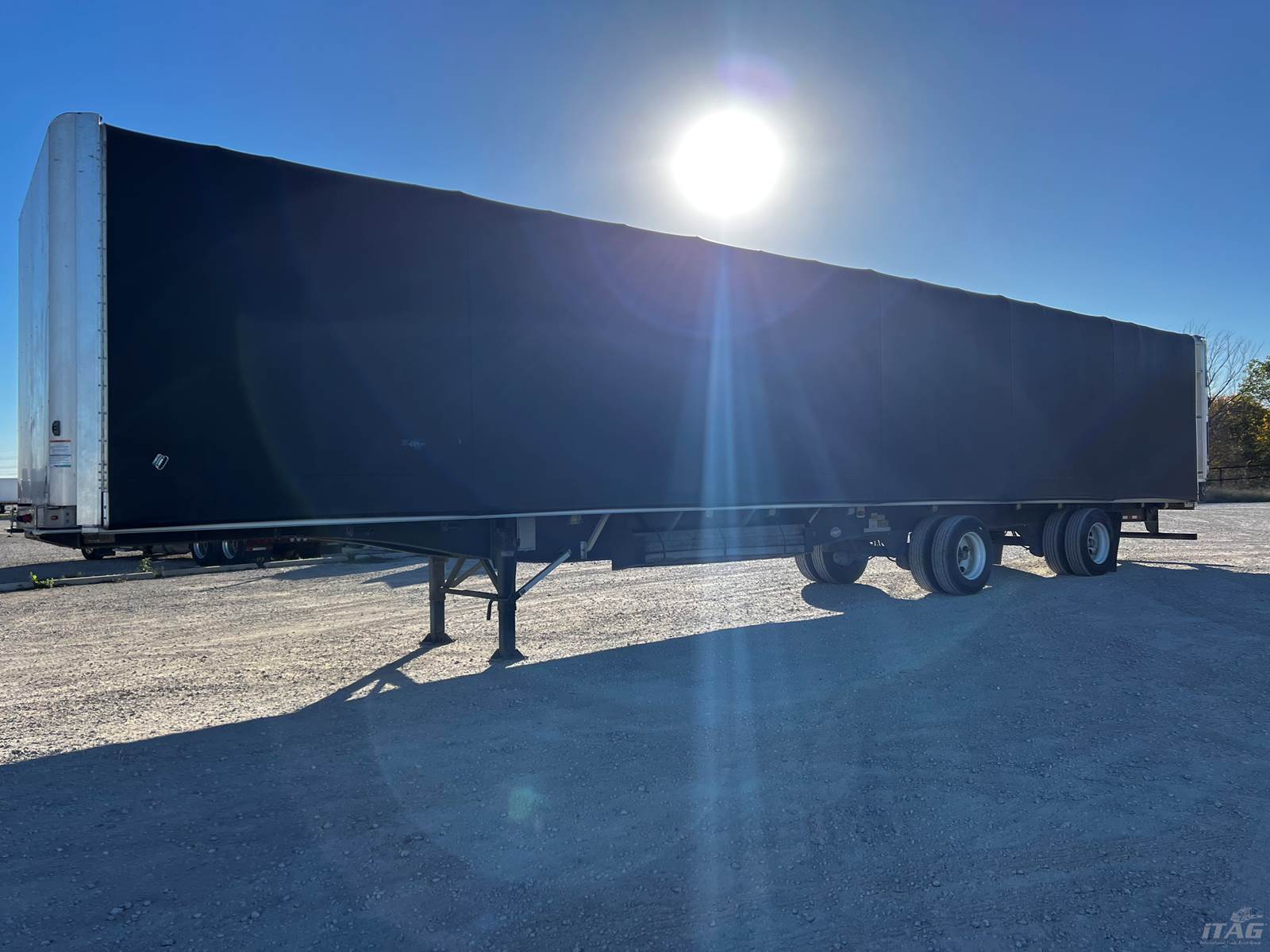 2023 UTILITY 53ft Conestoga Flatbed Trailer Combo, Aluminum Floor