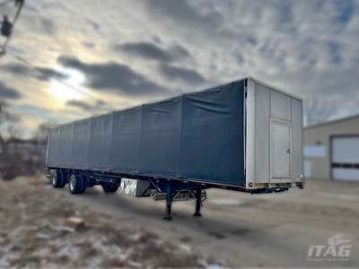 2020 UTILITY 53ft Curtain Side Trailer - 98-inch Inside Height, Combo, Aluminum Floor, Rear Sliding Axle, Toolbox