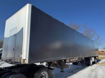 2018 UTILITY 53ft Conestoga Flatbed Trailer - Combo, Aluminum Floor, Spread Axle, Front Man Door, Toolbox, Tire Inflation System