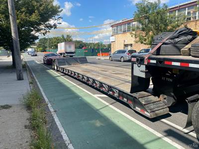 2021 BWS 48ft Double Drop Trailer - 35 Ton, 29ft Well, Air Detach, Non-Ground Bearing, Tandem Axle, Outriggers, D-Rings