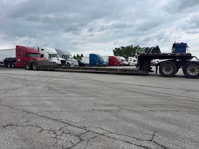 Load King 53x102 Tandem Axle Double Drop Trailer - Air Ride