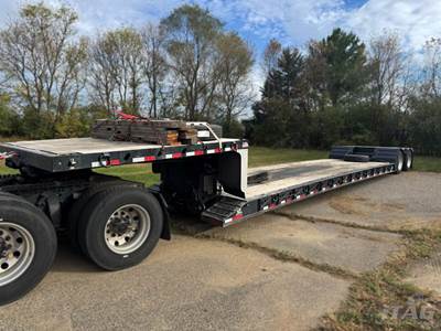 2025 XL Specialized 40 Ton Double Drop Trailer - 29ft Well, Mechanical Detach, Tandem Axle, Outriggers
