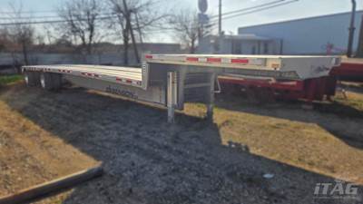 2023 Benson 48ft Drop Deck Trailer - All Aluminum, Aluminum Floor, Galvanized Steel Neck, Spread Axle, Toolbox, Coil Package