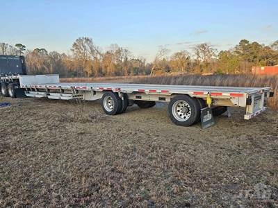 2018 Benson 53ft Drop Deck Trailer - Combo, Aluminum Floor, Rear Sliding Axle, Ramps, Toolbox