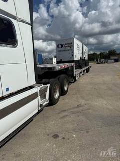 2018 Benson 53ft Drop Deck Trailer - All Aluminum, Aluminum Floor, Rear Sliding Axle, Ramps, Toolbox, Tire Inflation System, 17.5 Tires