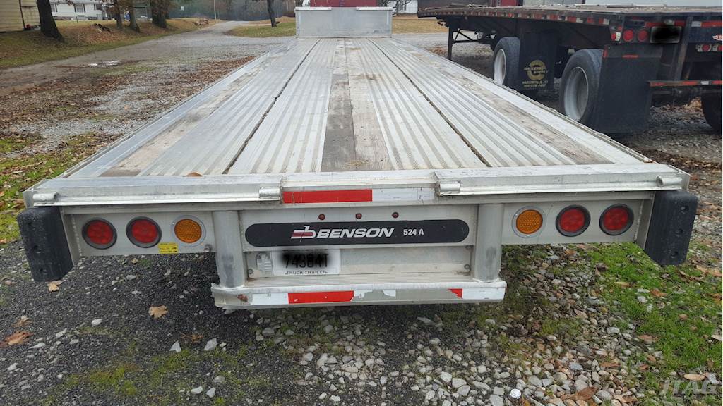 2018 Benson 53x102 Drop Deck Trailer All Aluminum, Aluminum Floor