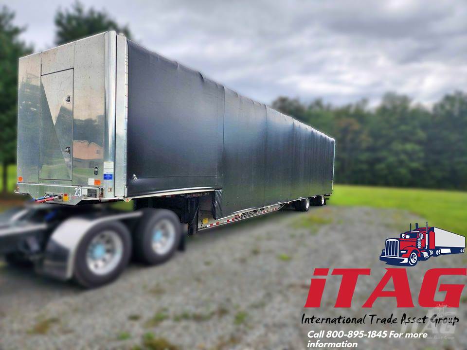 2017 Benson 53x102 Drop Deck Trailer All Aluminum, Aluminum Floor