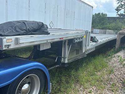 2022 Benson 53ft Drop Deck Trailer - All Aluminum, Aluminum Floor, Spread Axle, Toolbox, Load Levelers, Tire Inflation System
