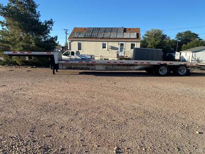 2019 Benson 53ft Drop Deck Trailer - All Aluminum, Aluminum Floor, Rear Sliding Axle, Toolbox