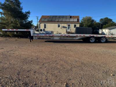 2019 Benson 53ft Drop Deck Trailer - All Aluminum, Aluminum Floor, Rear Sliding Axle, Toolbox