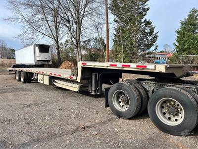 2018 Benson 53ft Drop Deck Trailer - All Aluminum, Aluminum Floor, Rear Sliding Axle, Ramps, Toolbox