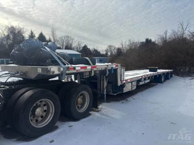 2020 Benson 53ft Drop Deck Trailer - All Aluminum, Aluminum Floor, Rear Sliding Axle, Ramps, Toolboxes, Tire Inflation System, 17.5 Tires