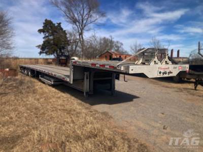 2019 Benson 53ft Drop Deck Trailer - All Aluminum, Aluminum Floor, Tri-Axle, Ramps, Lift Axles, 17.5 Tires