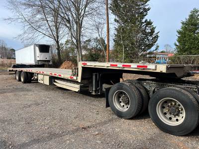 2018 Benson 53ft Drop Deck Trailer - All Aluminum, Aluminum Floor, Rear Sliding Axle, Ramps, Toolbox