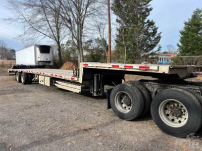 2018 Benson 53ft Drop Deck Trailer - All Aluminum, Aluminum Floor, Rear Sliding Axle, Ramps, Toolbox
