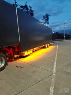 2020 Benson 53ft Curtain Side Trailer - 122-inch Inside Height, All Aluminum, Aluminum Floor, Rear Sliding Axle, Toolbox, 17.5 Tires