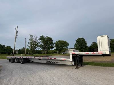 Benson 53x102 Tri-Axle Axle Drop Deck Trailer - Air Ride