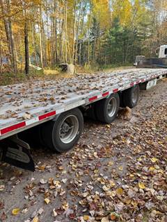 2020 Benson 53ft Drop Deck Trailer - All Aluminum, Aluminum Floor, Tri-Axle, Tire Inflation System, Lift Axles, 17.5 Tires