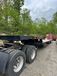 2020 Diamond C 53ft Drop Deck Trailer - 12,000 lb Axles, Tandem Axle, Toolbox, Ramps, Dunnage Rack, 17.5 Tires