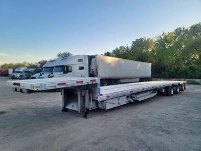 2019 Doonan 48ft Drop Deck Trailer - All Aluminum, Aluminum Floor, Tri-Axle, Ramps, Toolboxes, Container Locks