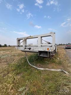 2019 Doonan 50ft Drop Deck Trailer - Aluminum Frame, Wood Floor, Rear Sliding, Ramps, Toolbox, Container Locks, 17.5 Tires