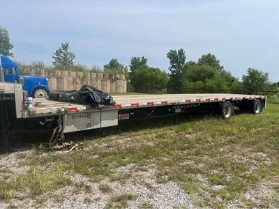 2017 Doonan 50ft Drop Deck Trailer - Combo, Aluminum Floor, Rear Sliding Axle, Toolbox