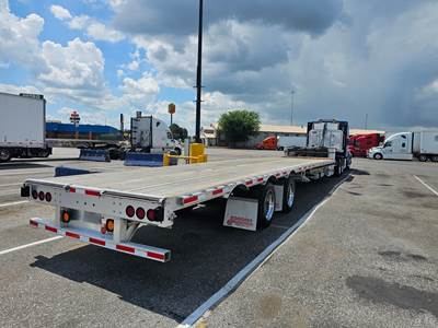 2023 Doonan 53ft Drop Deck Trailer - All Aluminum, Aluminum Floor, Rear Sliding Axle, Ramps, Toolbox, Load Scale