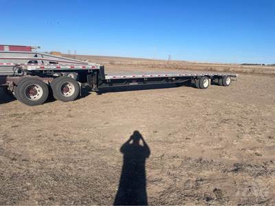 2021 Dorsey 53ft Drop Deck Trailer - Combo, Aluminum Floor, Rear Sliding Axle, Toolbox, Chain Pop-Ups