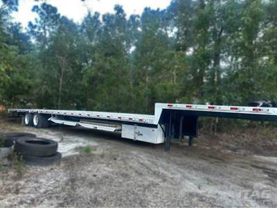 2023 Dorsey 53ft Drop Deck Trailer - Combo, Aluminum Floor, Rear Sliding Axle, Ramps, Toolbox, Chain Pop-Ups