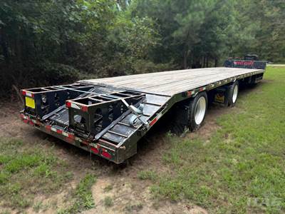 2019 Dorsey 53ft Drop Deck Trailer - Steel Frame, Wood Floor, Spread Axle, Dunnage Rack, Toolboxes, Beavertail & Ramps