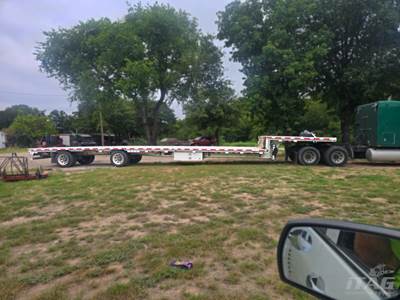 2019 East 53ft Drop Deck Trailer - All Aluminum, Aluminum Floor, Rear Sliding Axle, Toolbox, Disc Brakes